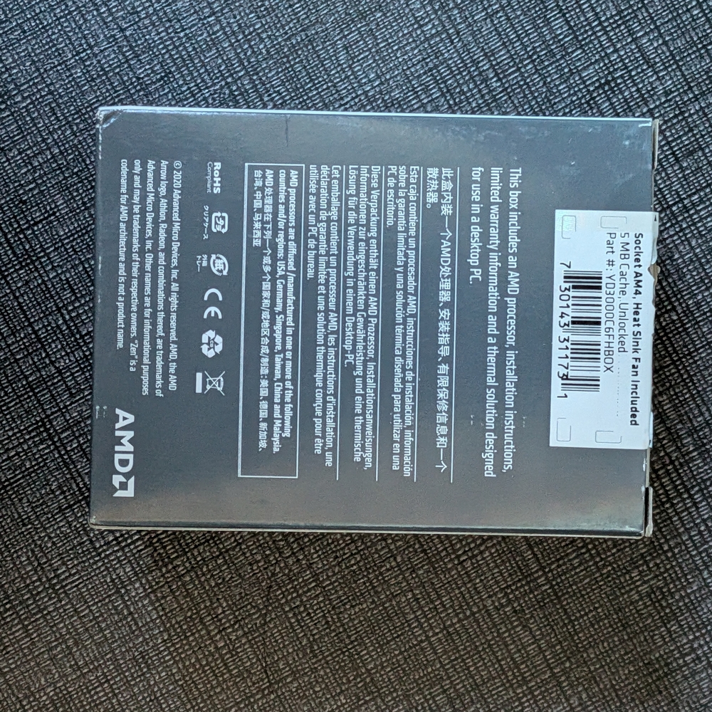 AMD Athlon 3000g Processor with Radeon Graphics - White - Picture 4 of 6